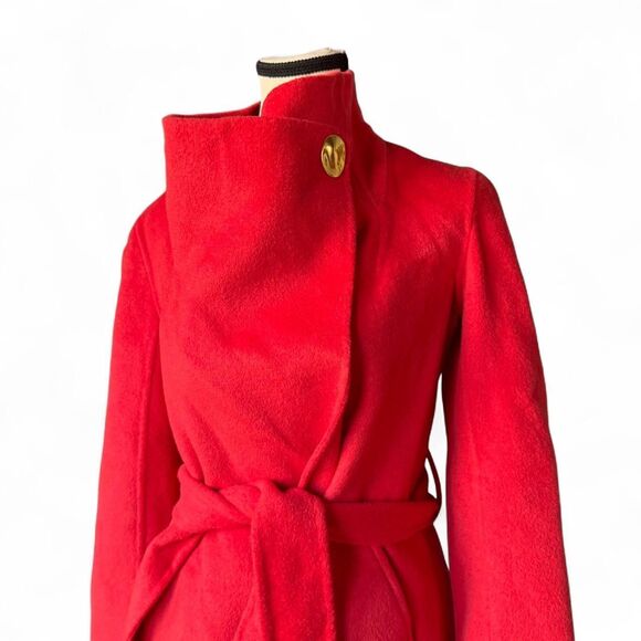 Etcetera Jackets & Blazers - etcetera Women's Red wool belted coat, size 2/small